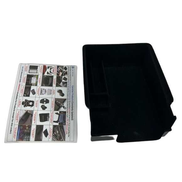 Tesla Model 3 Model Y Armrest Organizer Tray with Sunglasses and Coin Holder - Picture 6 of 12